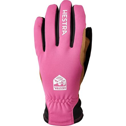 (取寄) ヘストラ レディース XC プリマロフト - 5 フィンガー グローブ - ウィメンズ Hestra women XC Primaloft - 5 Finger Glove - Women's Cerise/Tan