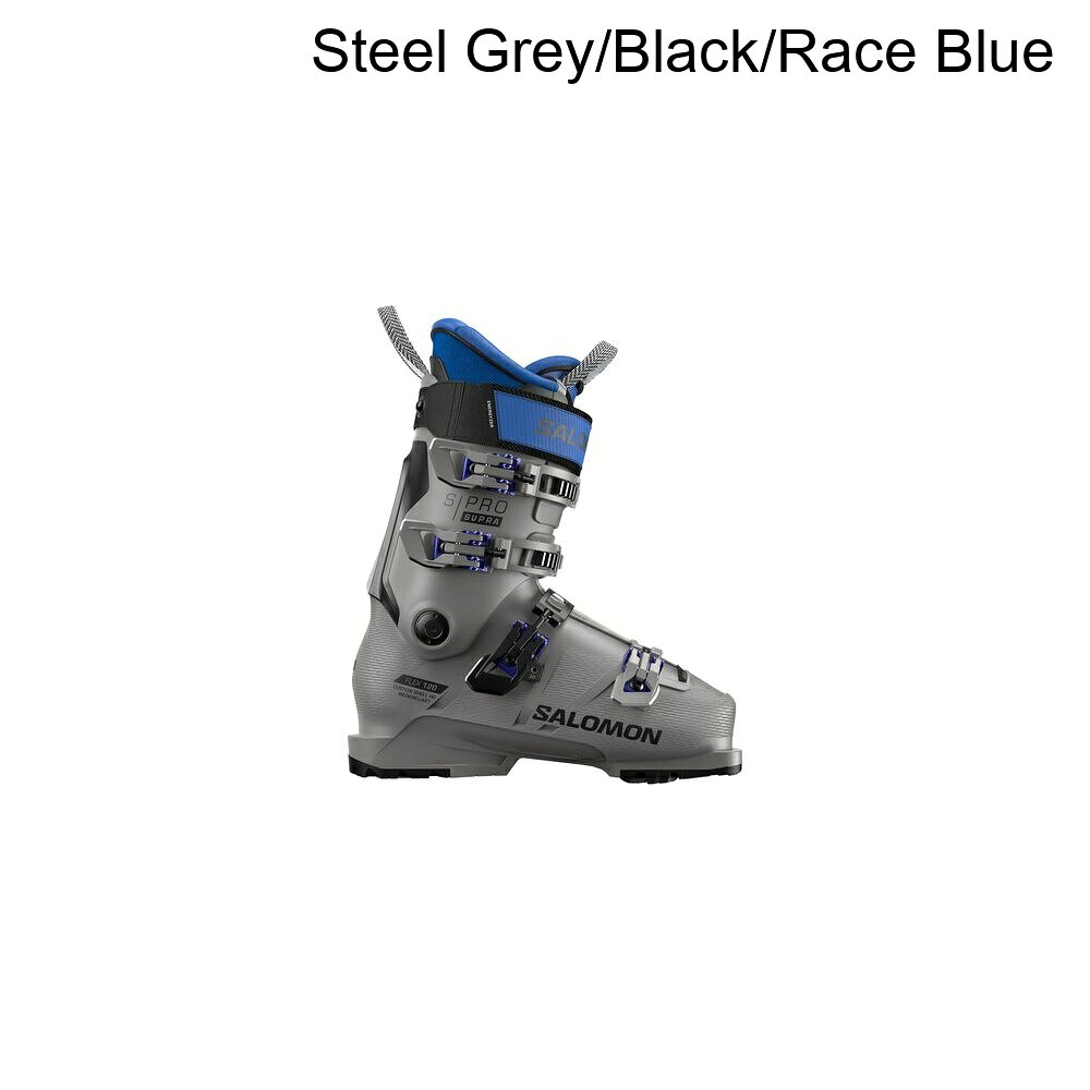 (取寄) サロモン S/30 スープラ 120 GW ブーツ - Salomon S/Pro Supra 120 GW Boot - 2026 Steel Grey/Black/Race Blue