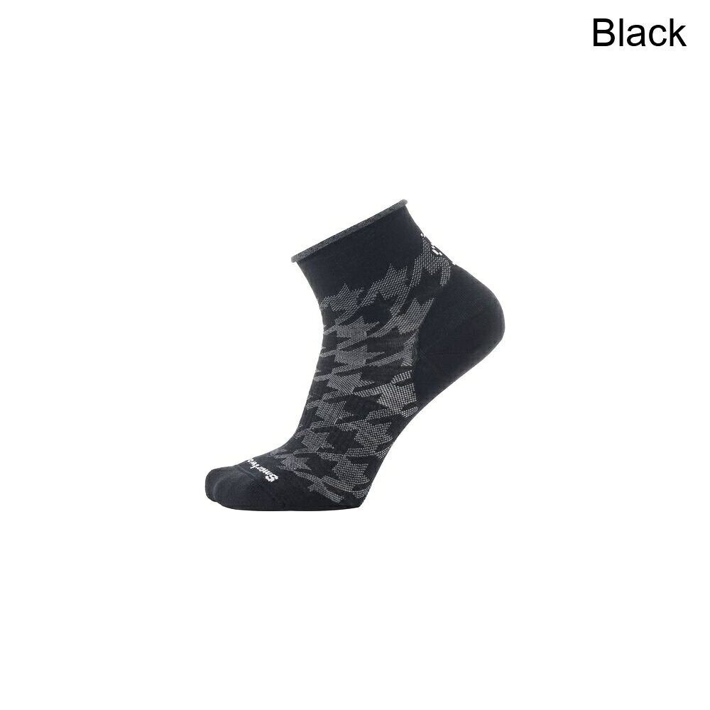 (取寄) スマートウール エブリデイ ハウンドトゥース アンクル ソック Smartwool Everyday Houndstooth Ankle Sock Black