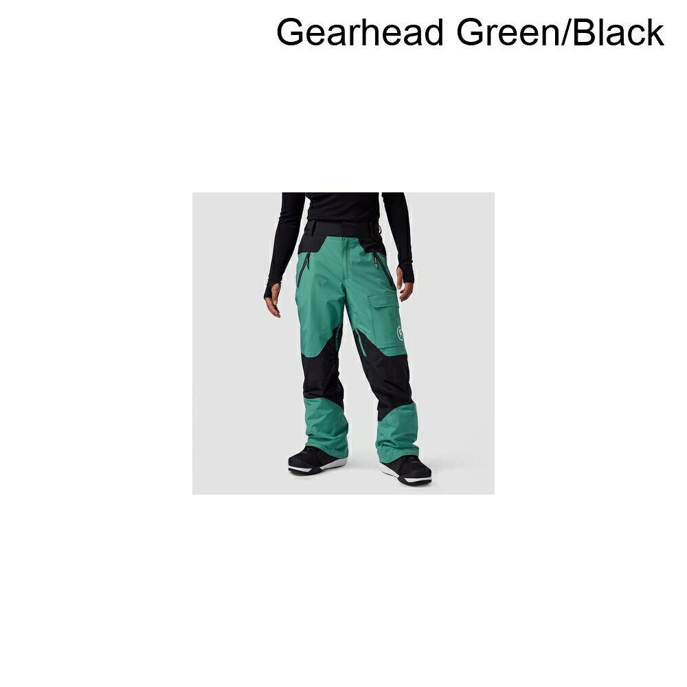 (取寄) バックカントリー メンズ インサレーテッド パンツ - メンズ Backcountry men CrestCruiser Insulated Pant - Men's Gearhead Green/Black
