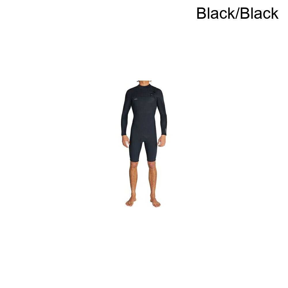 (取寄) オニール メンズ ハイパーフリーク 2mm チェスト-ジップ ロング-スローブ スプリング スーツ - メンズ O'Neill men Hyperfreak 2mm Chest-Zip Long-Sleeve Spring Suit - Men's Black/Black