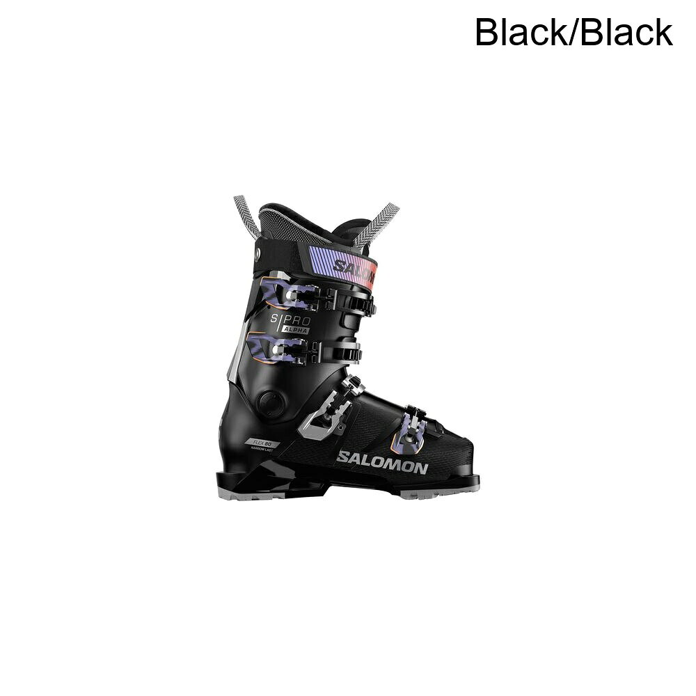 (取寄) サロモン レディース S/30 アルファ 80 w GW ブーツ - - ウィメンズ Salomon women S/Pro Alpha 80 W GW Boot - 2026 - Women's Black/Black