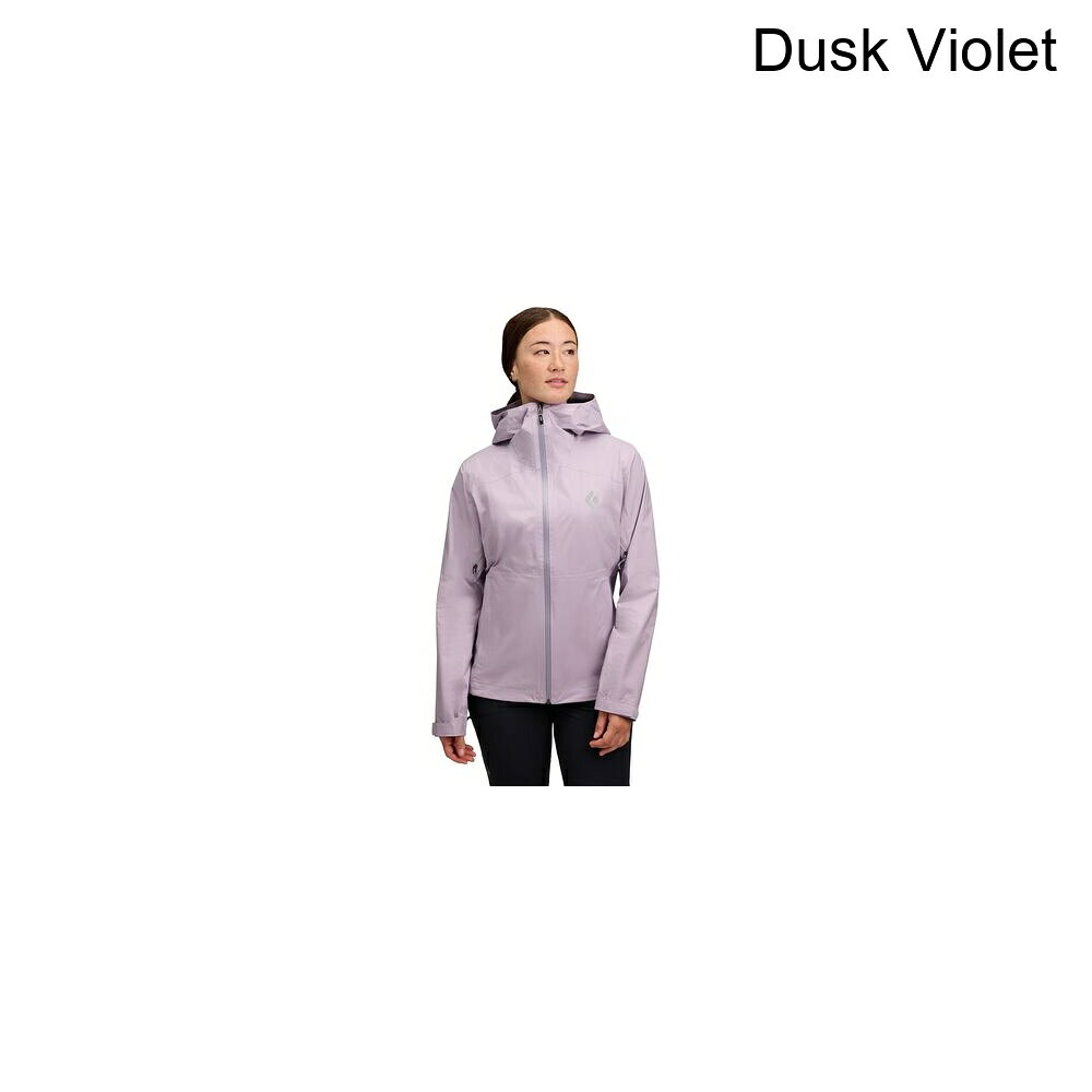 (取寄) ブラックダイヤモンド レディース ファインライン ストレッチ レイン シェル - ウィメンズ Black Diamond women Fineline Stretch Rain Shell - Women's Dusk Violet