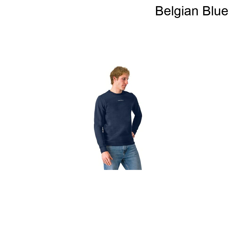 (取寄) カステリ メンズ クラシッコ スウェットシャツ - メンズ Castelli men Classico Sweatshirt - Men's Belgian Blue
