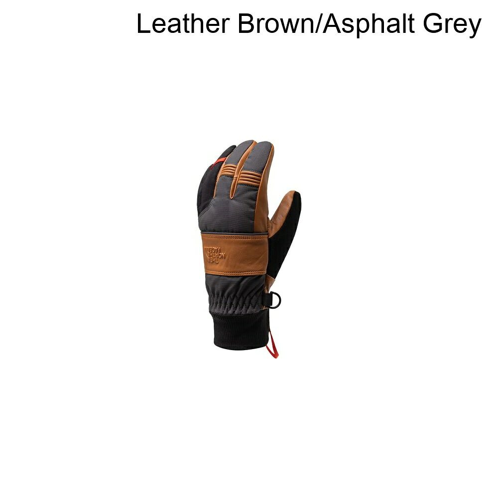 (取寄) ノースフェイス モンタナ プロ Sg Gtx グローブ The North Face Montana Pro SG GTX Glove Leather Brown/Asphalt Grey