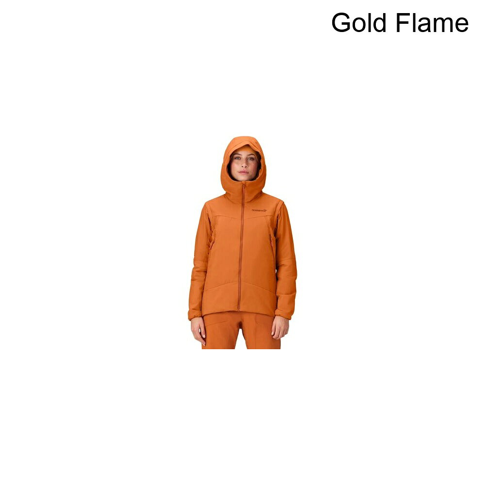 (取寄) ノローナ レディース モア サーモ60 ジャケット - ウィメンズ Norrona women More Thermo60 Aero200 Jacket - Women's Gold Flame