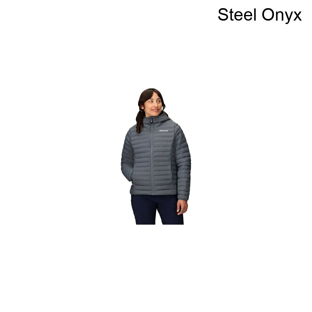 (取寄) マーモット レディース エコー フェザーレス ブーディ - ウィメンズ Marmot women Echo Featherless Hoodie - Women's Steel Onyx