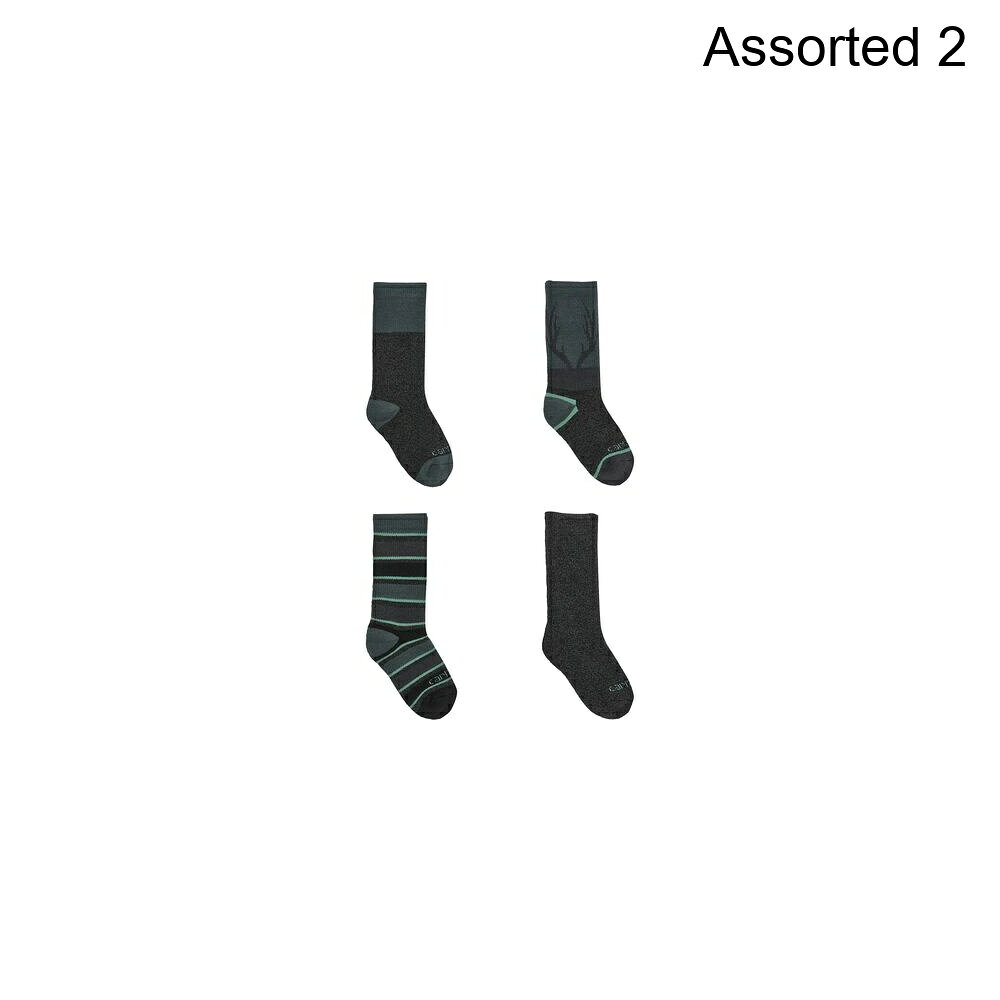 (取寄) キッズ クルー ソック - 4-パック - キッズ Carhartt Gloves kids Crew Sock - 4-Pack - Kids' Assorted 2