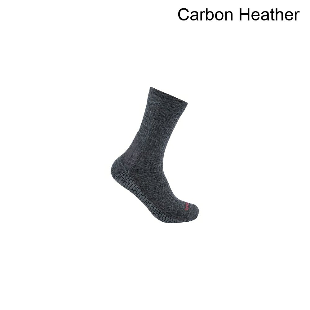 (取寄) レディース フォース グリッド シンセティック-メリノ ウール ソック - ウィメンズ Carhartt Gloves women Force Grid Synthetic-Merino Wool BlendCrew Sock - Women's Carbon Heather
