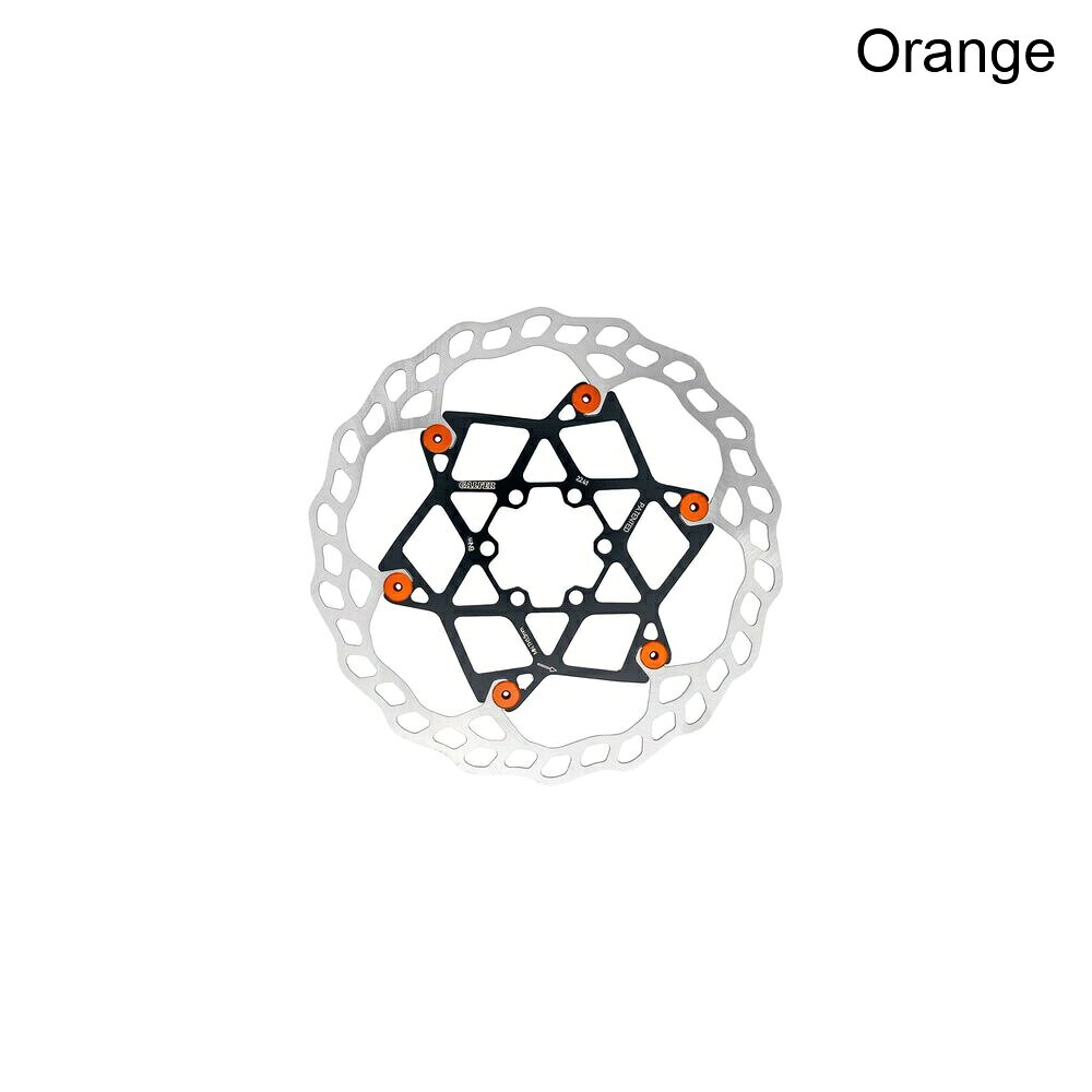 (取寄) フローティング ウェーブ 6-ボルト ローター Galfer Floating Wave 6-Bolt Rotor Orange