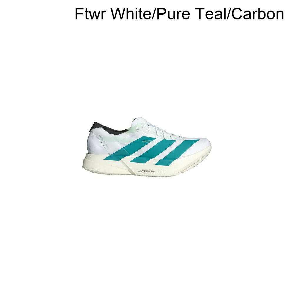 (取寄) アディダス メンズ アディゼロ アディオス プロ 4 ランニング シューズ - メンズ Adidas men Adizero Adios Pro 4 Running Shoe - Men's Ftwr White/Pure Teal/Carbon