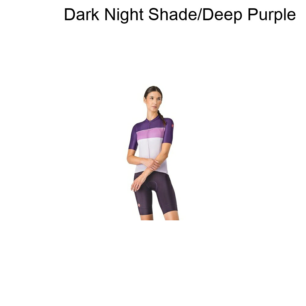 (取寄) カステリ レディース プリーマ 2 DT ビブ ショート - ウィメンズ Castelli women Prima 2 DT Bib Short - Women's Dark Night Shade/Deep Purple