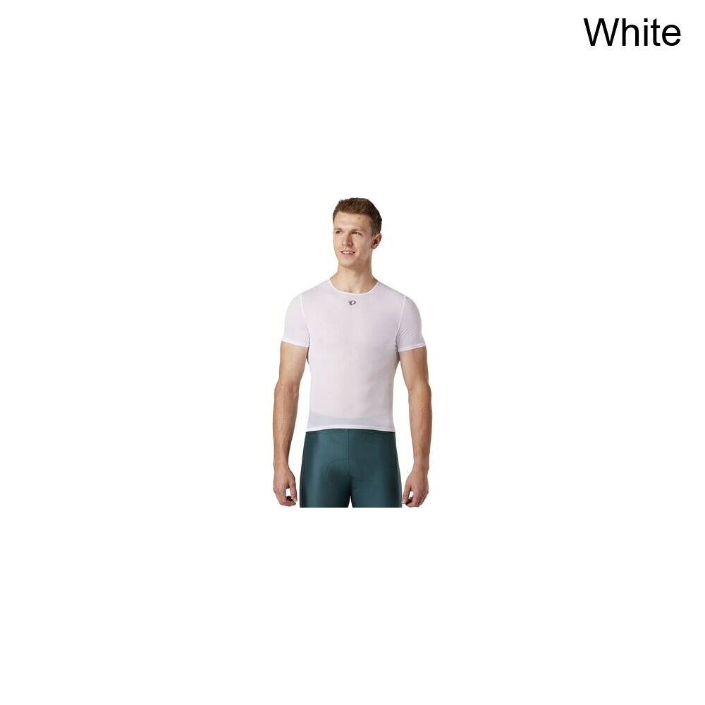 (取寄) パールイズミ メンズ トランスファー メッシュ ベースレイヤー— - メンズ PEARL iZUMi men Transfer Mesh Baselayer - Men's White