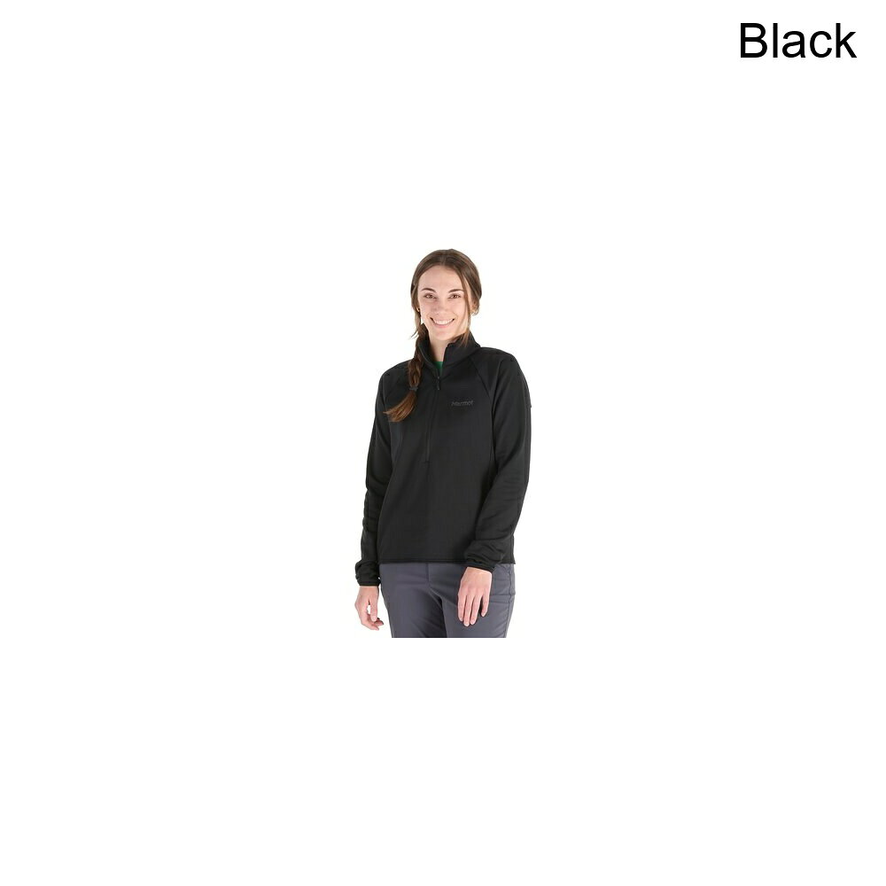 (取寄) マーモット レディース ルコント フリース 1/2-ジップ ジャケット - ウィメンズ Marmot women Leconte Fleece 1/2-Zip Jacket - Women's Black