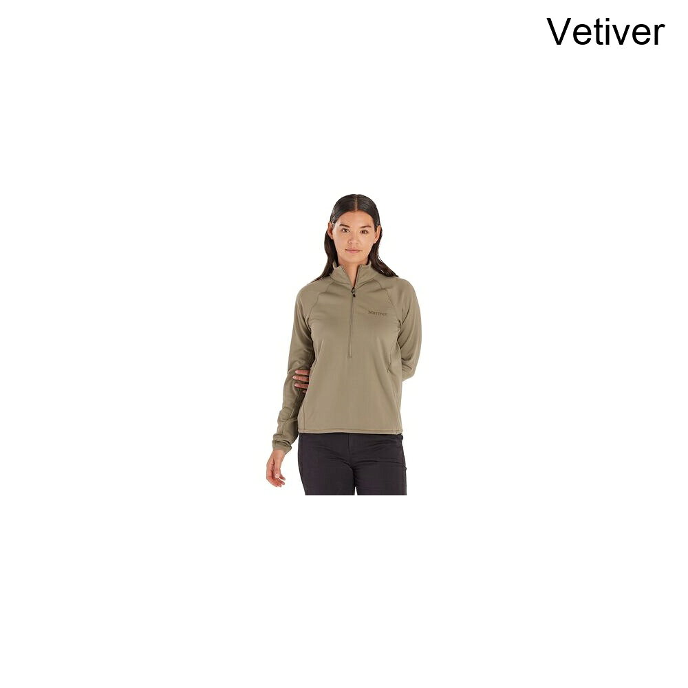 (取寄) マーモット レディース ルコント フリース 1/2-ジップ ジャケット - ウィメンズ Marmot women Leconte Fleece 1/2-Zip Jacket - Women's Vetiver