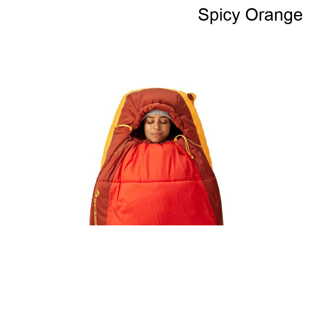 (取寄) シートゥサミット レディース スリーピング バッグ 15F - ウィメンズ Sea To Summit women Hamelin Sleeping Bag: 15F Syntehtic - Women's Spicy Orange sweetrag-18406544 スウィートラグ サンプル画像3