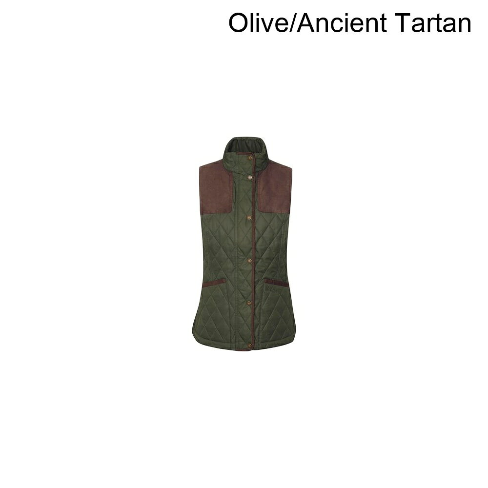スウィートラグの(取寄) バブアー レディース キーパー ウェア キルテッド ジレ - ウィメンズ Barbour women Keeper Wear Quilted Gilet - Women's Olive/Ancient Tartan｜アングル3