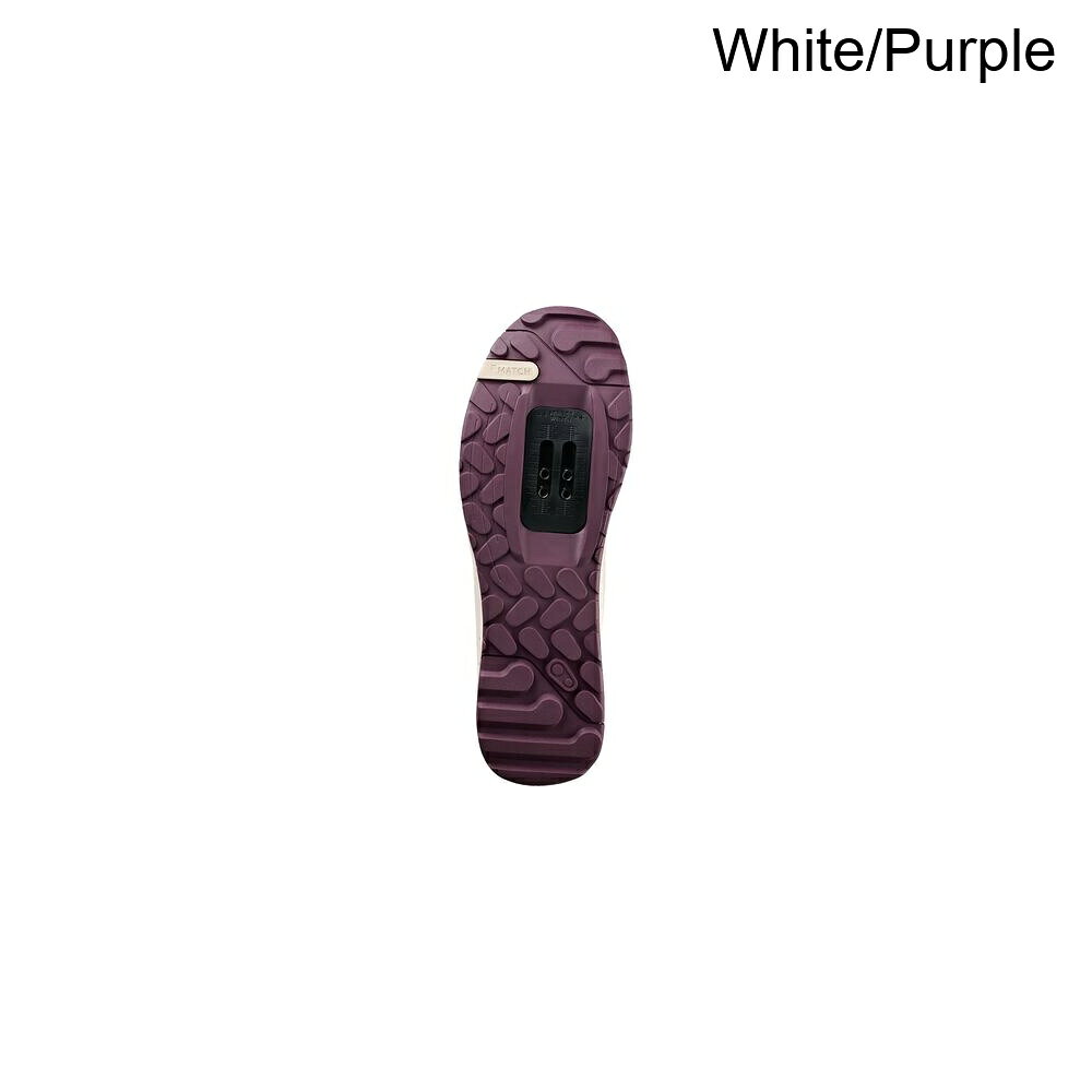スウィートラグの(取寄) クランクブラザース マレット トレイル レース マウンテン バイク シューズ Crank Brothers Mallet Trail Lace Mountain Bike Shoe White/Purple｜アングル3