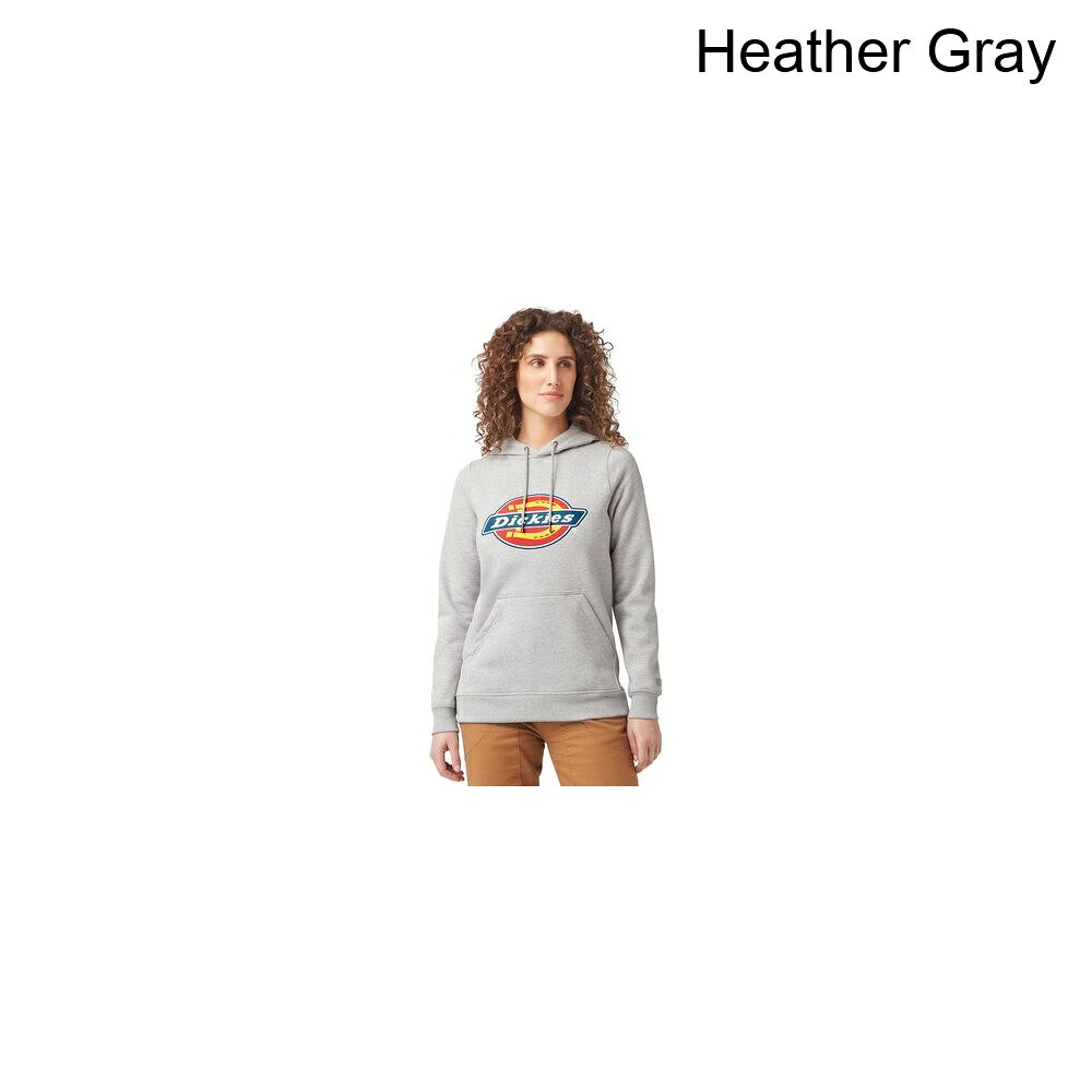 (取寄) ディッキーズ レディース ヘビーウェイト ロゴ フリース プルオーバー - ウィメンズ Dickies women Heavyweight Logo Fleece Pullover - Women's Heather Gray