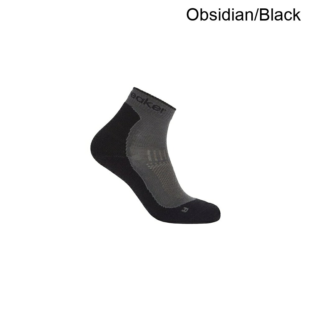 (取寄) アイスブレイカー レディース メリノ ハイク+ ライト ミニ ソック - ウィメンズ Icebreaker women Merino Hike+ Light Mini Sock - Women's Obsidian/Black