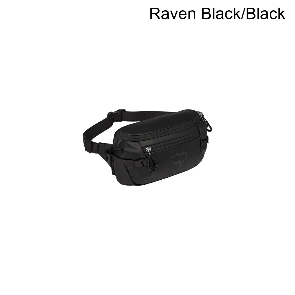 (取寄) オスプレーパック トランスポーター 3l ウェスト パック Osprey Packs Transporter 3L Waist Pack Raven Black/Black
