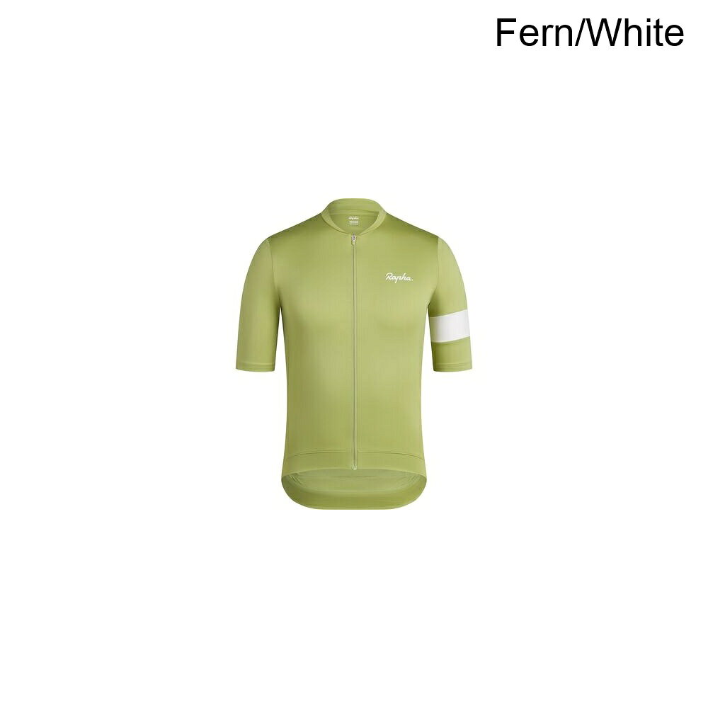 (取寄) ラファ メンズ コア ジャージ - メンズ Rapha men Core Jersey - Men's Fern/White