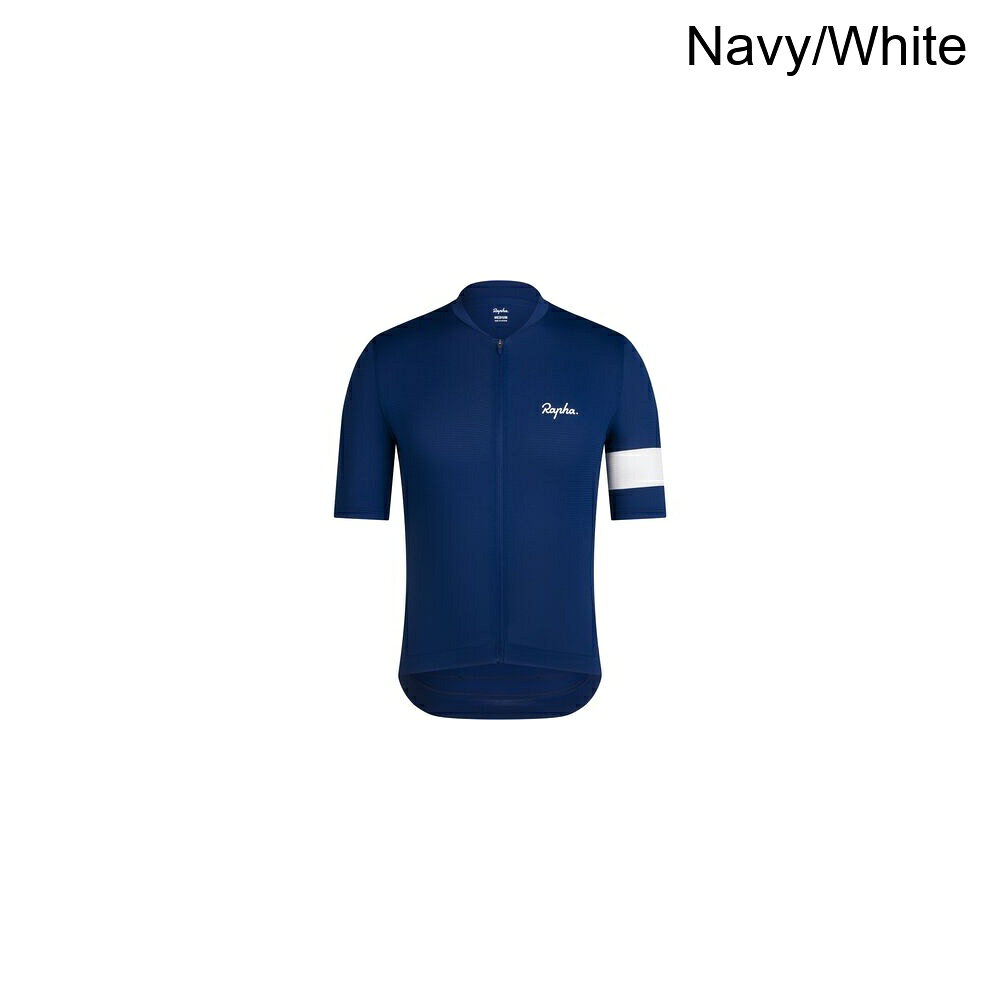 (取寄) ラファ メンズ コア ライトウェイト ジャージ - メンズ Rapha men Core Lightweight Jersey - Men's Navy/White
