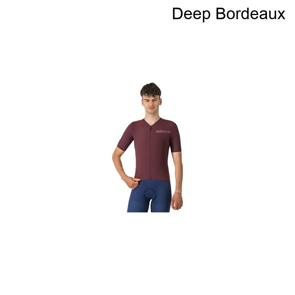 (取寄) カステリ メンズ プレミオ エボ ショートスリーブ ジャージ - メンズ Castelli men Premio Evo Short-Sleeve Jersey - Men's Deep Bordeaux