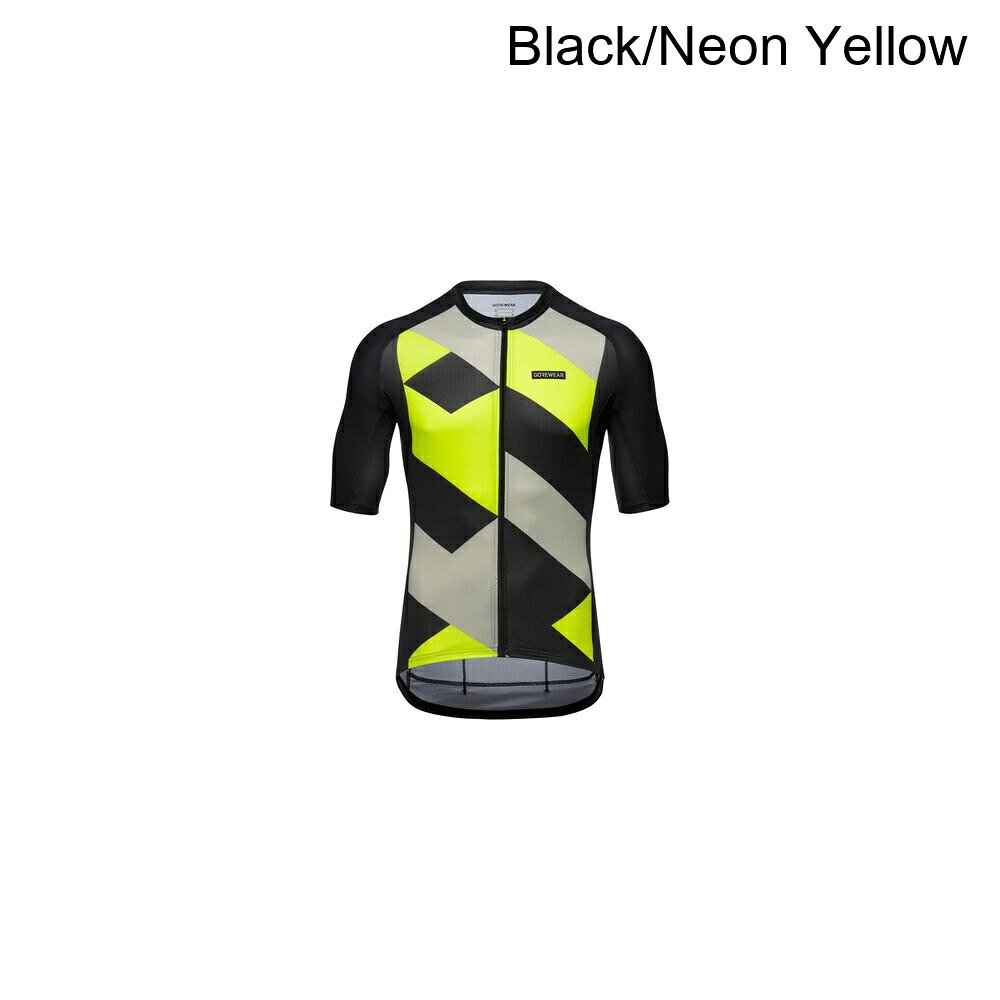 (取寄) ゴアウェア メンズ スピリット シグナル ジャージ - メンズ GOREWEAR men Spirit Signal Jersey - Men's Black/Neon Yellow