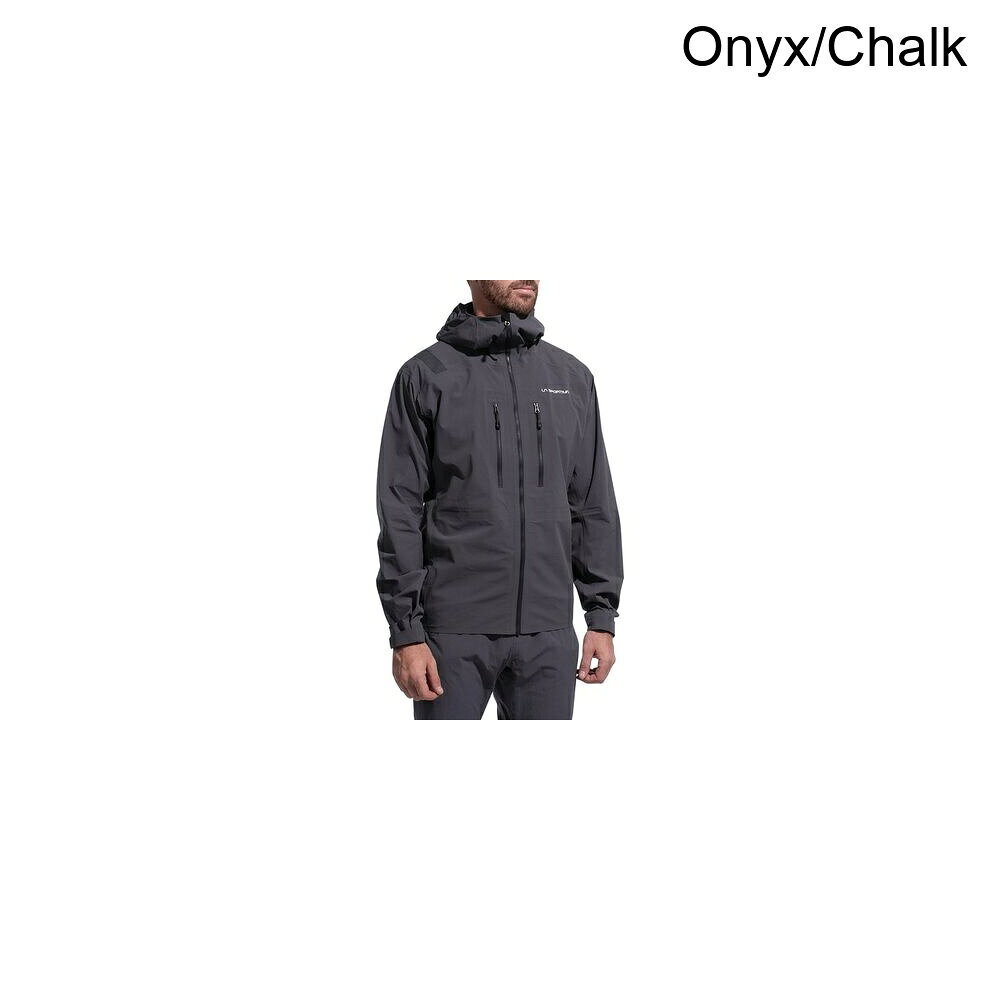 (取寄) スポルティバ メンズ シェル ジャケット - メンズ La Sportiva men Helixir Shell Jacket - Men's Onyx/Chalk