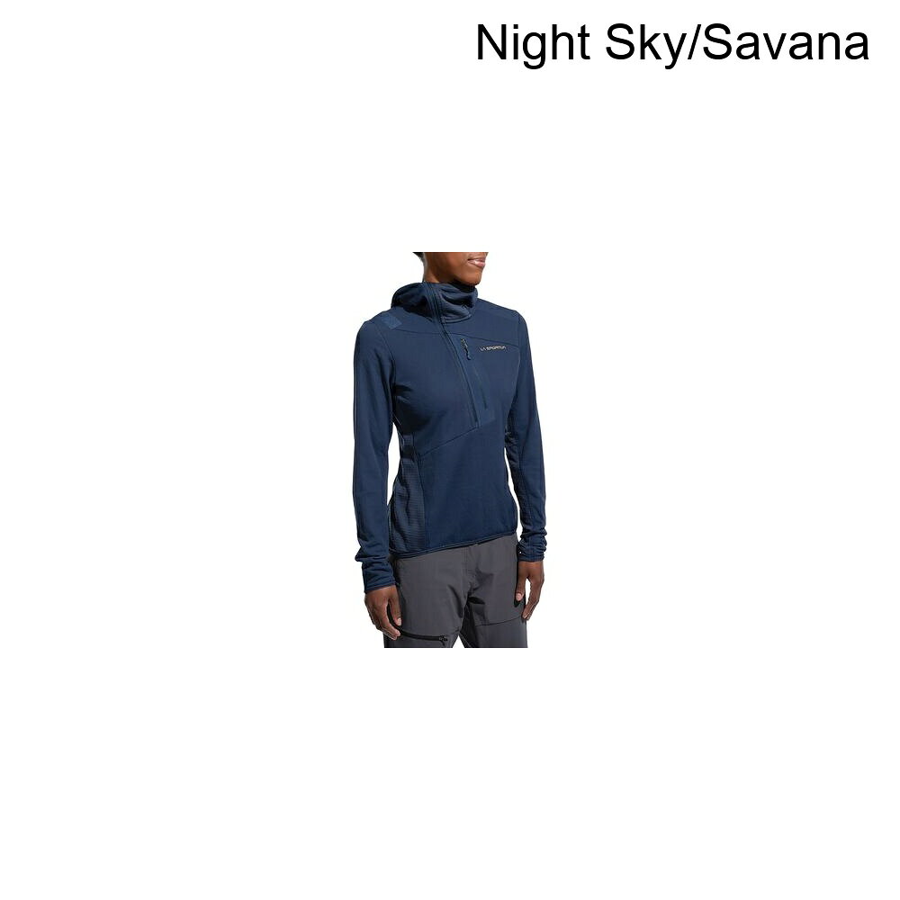 (取寄) スポルティバ レディース ビッグ ウォール プルオーバー ブーディ - ウィメンズ La Sportiva women Big Wall Pullover Hoodie - Women's Night Sky/Savana