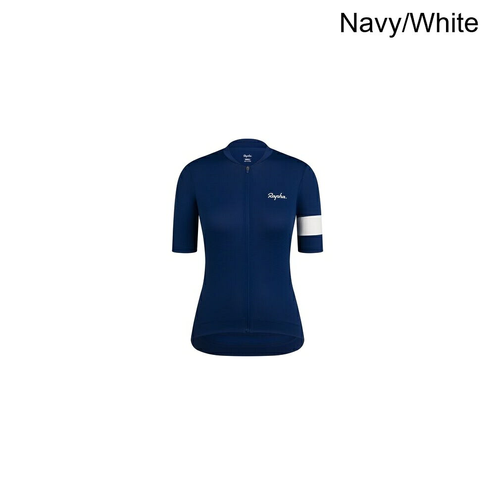 (取寄) ラファ レディース コア ライトウェイト ジャージ - ウィメンズ Rapha women Core Lightweight Jersey - Women's Navy/White