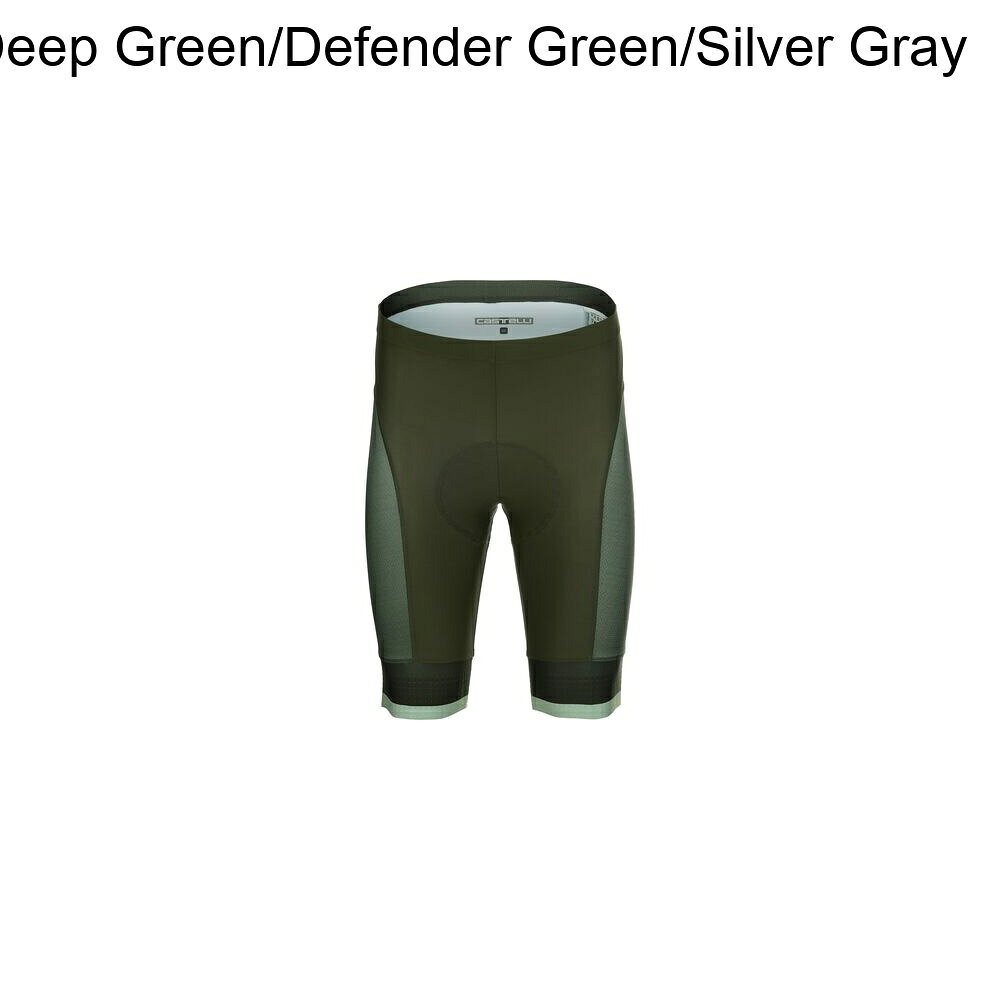 (取寄) カステリ メンズ コンペティツィオーネ 2 リミテッド エディション ショート - メンズ Castelli men Competizione 2 Limited Edition Short - Men's Deep Green/Defender Green/Silver Gray