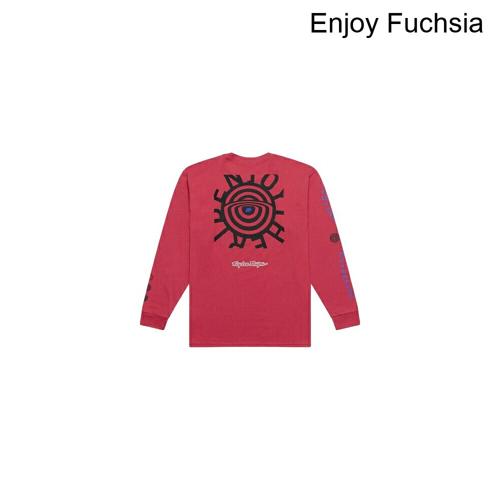 (取寄) トロイリーデザインズ メンズ ロング-スローブ T-シャツ - メンズ Troy Lee Designs men Long-Sleeve T-Shirt - Men's Enjoy Fuchsia