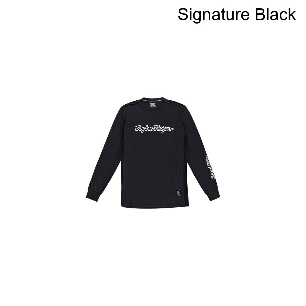 (取寄) トロイリーデザインズ メンズ スカイライン ロング-スローブ ライド T-シャツ - メンズ Troy Lee Designs men Skyline Long-Sleeve Ride T-Shirt - Men's Signature Black