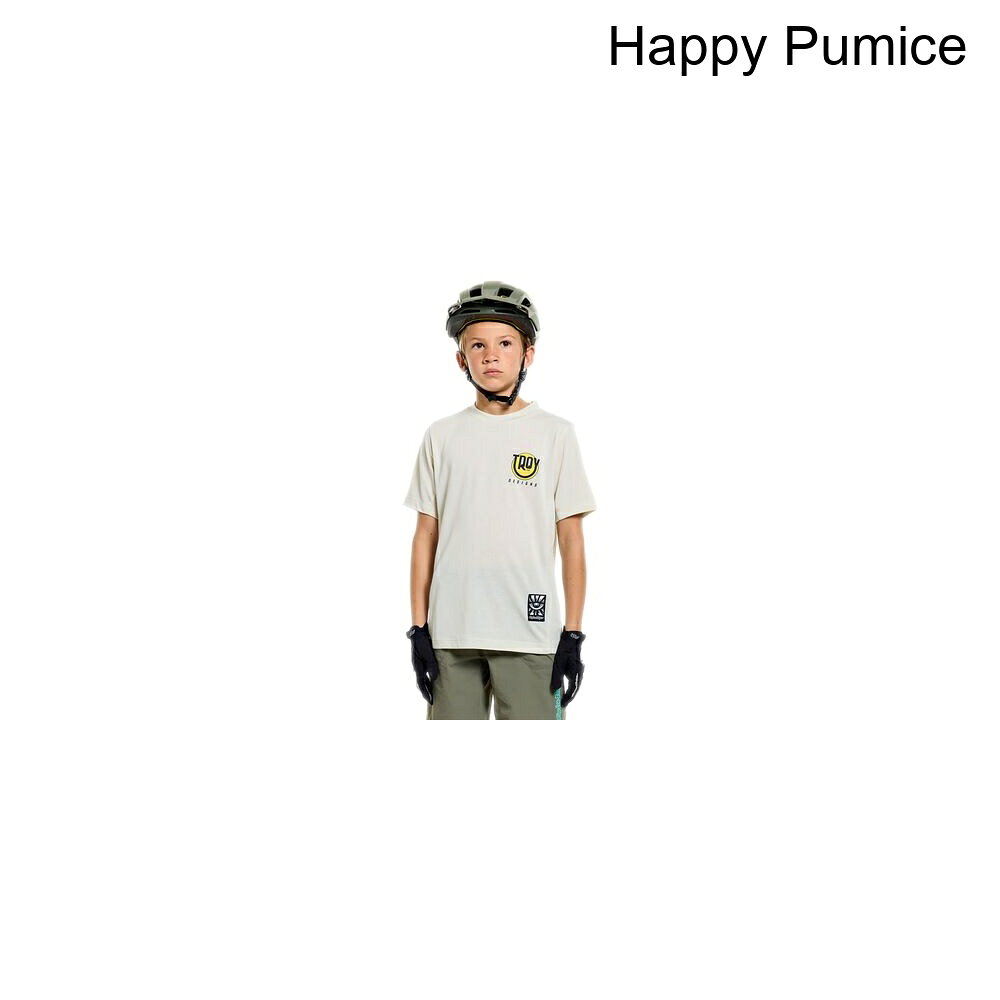 (取寄) トロイリーデザインズ キッズ スカイライン ライド ショート スリーブ T-シャツ - キッズ Troy Lee Designs kids Skyline Ride Short Sleeve T-Shirt - Kids' Happy Pumice