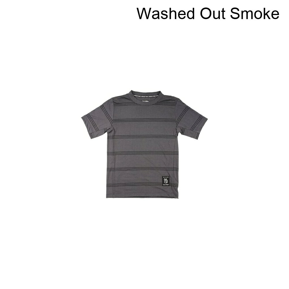 (取寄) トロイリーデザインズ キッズ スカイライン ライド ショート スリーブ T-シャツ - キッズ Troy Lee Designs kids Skyline Ride Short Sleeve T-Shirt - Kids' Washed Out Smoke
