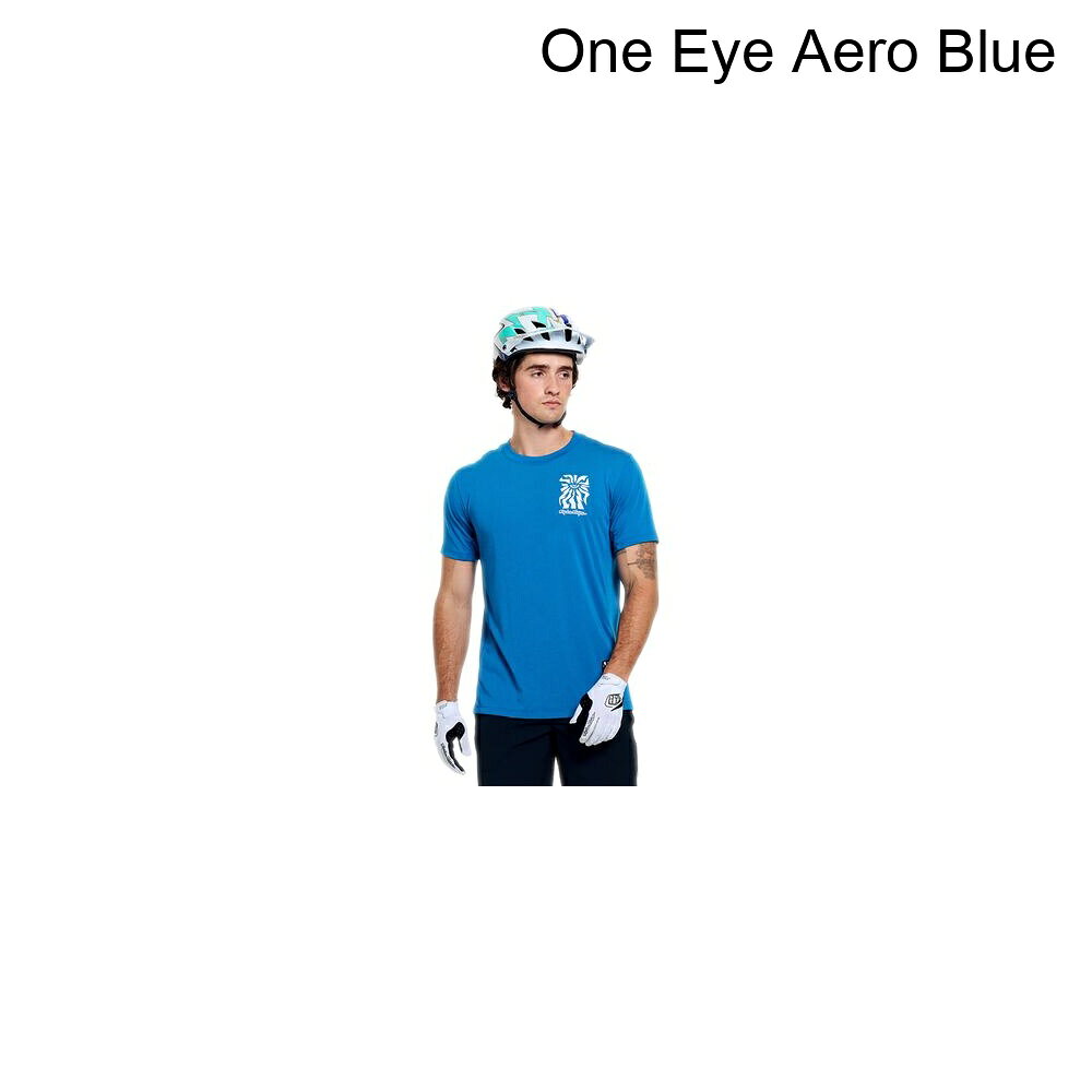(取寄) トロイリーデザインズ メンズ スカイライン ショートスリーブ ライド T-シャツ - メンズ Troy Lee Designs men Skyline Short-Sleeve Ride T-Shirt - Men's One Eye Aero Blue