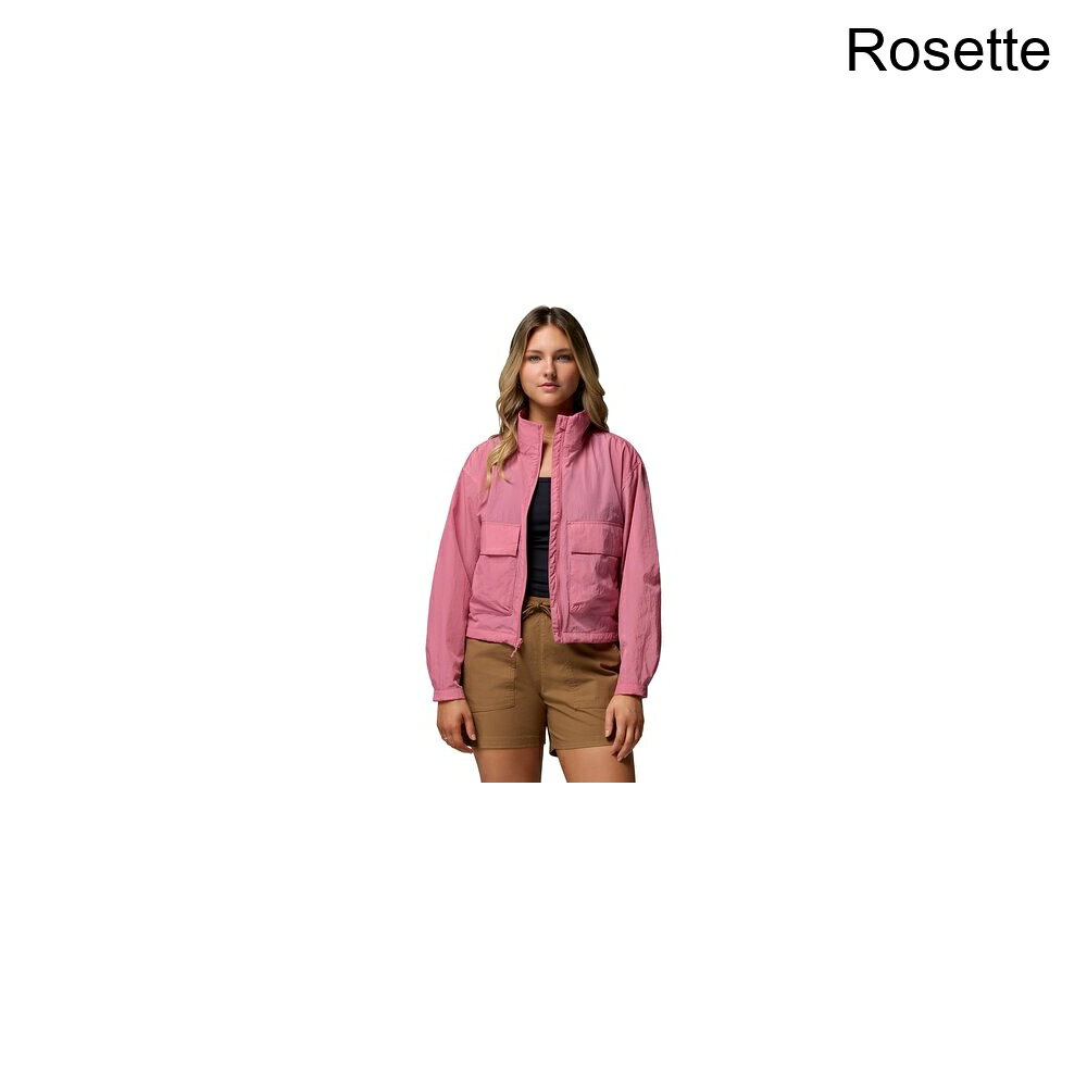 (取寄) コロンビア レディース クロップド カーゴ ウィンドブレーカー - ウィメンズ Columbia women Paracutie Cropped Cargo Windbreaker - Women's Rosette