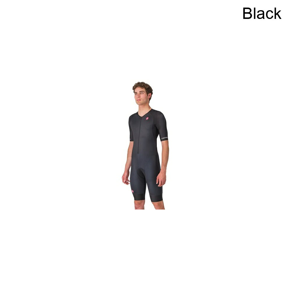 (取寄) カステリ メンズ コア ショートスリーブ トライ スーツ - メンズ Castelli men Core Short-Sleeve Tri Suit - Men's Black