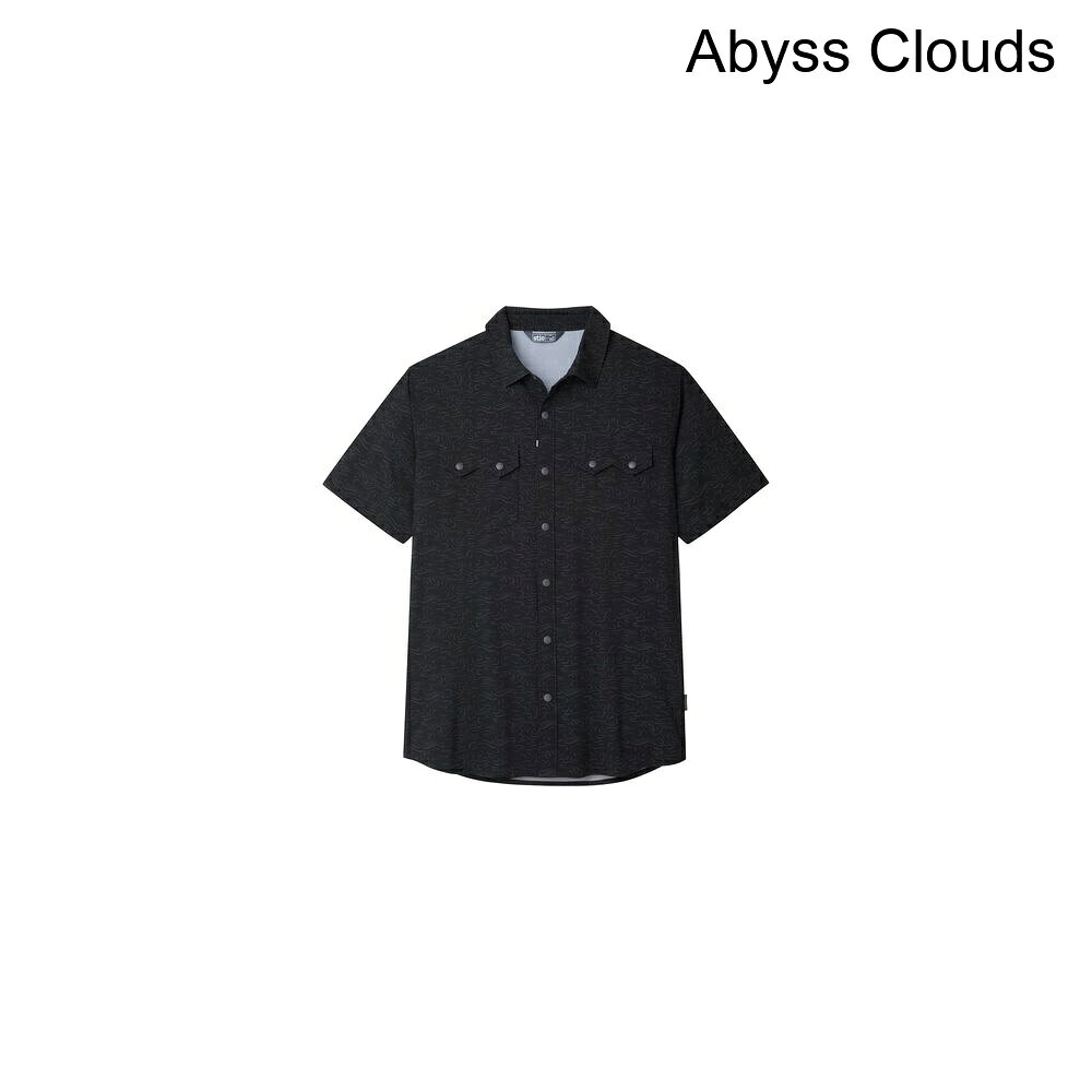 (取寄) スティオ メンズ シフター ショートスリーブ シャツ - メンズ STIO men Shifter Short-Sleeve Shirt - Men's Abyss Clouds