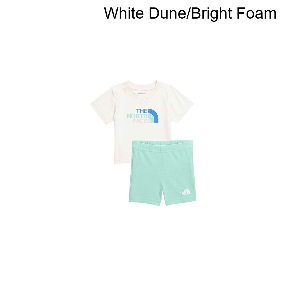(取寄) ノースフェイス インファント グラフィック コットン サマー セット - インファンツ The North Face infant Graphic Cotton Summer Set - Infants' White Dune/Bright Foam