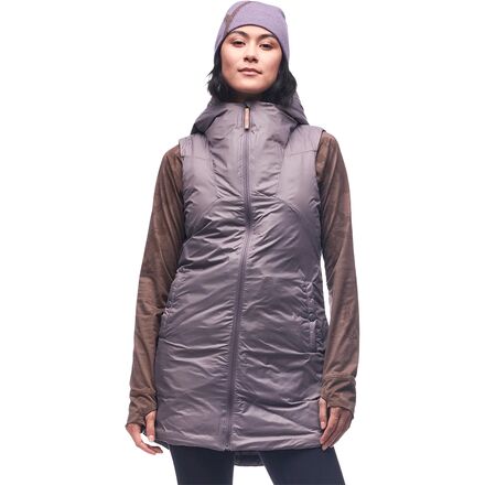 (取寄) インディーバ レディース セリムット フル-ジップ ベスト - ウィメンズ Indyeva women Selimut Full-Zip Vest - Women's Dusty Lilac