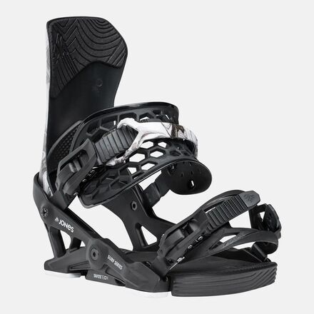 (取寄) ジョーンズスノーボード メテオライト サーフ シリーズ スノーボード バインディング - Jones Snowboards Meteorite Surf Series Snowboard Binding - 2026 Surf Series Black 3