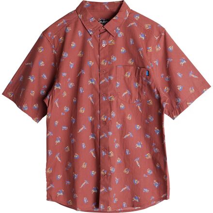 (取寄) カブー メンズ ザ ジャム ショートスリーブ シャツ - メンズ KAVU men The Jam Short-Sleeve Shirt - Men's Sasquatch Solstice