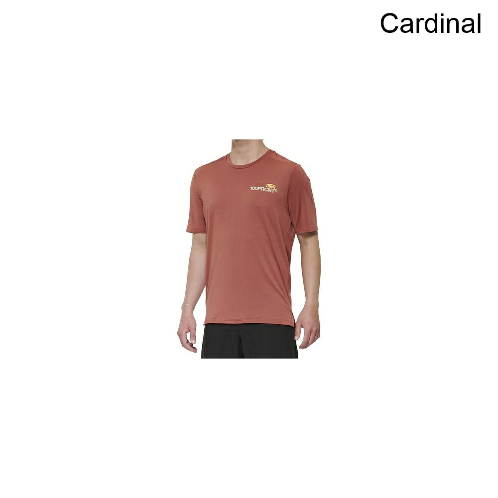 (取寄) 100% メンズ エアマチック ショートスリーブ ジャージ - メンズ 100% men Airmatic Short-Sleeve Jersey - Men's Cardinal
