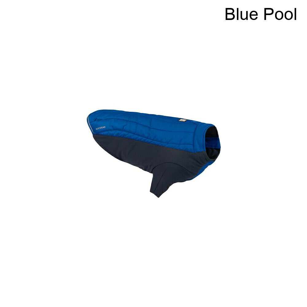 (取寄) ラフウェア パウダー ハウンド ハイブリット インサレーテッド ドッグ ジャケット Ruffwear Powder Hound Hybrid Insulated Dog Jacket Blue Pool