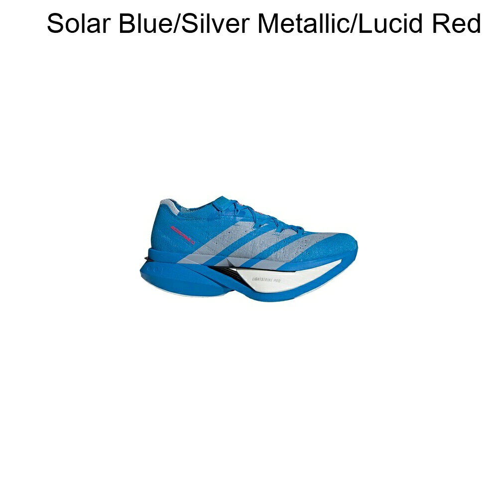 (取寄) アディダス アディゼロ プライム X3 ストラング ランニング シューズ Adidas Adizero Prime X3 Strung Running Shoe Solar Blue/Silver Metallic/Lucid Red