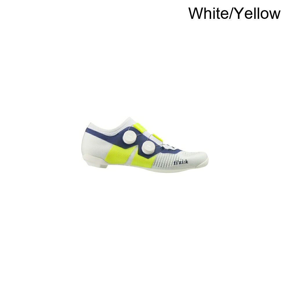 (取寄) フィジーク ベガ カーボン サイクリング シューズ Fi'zi:k Vega Carbon Cycling Shoe White/Yellow
