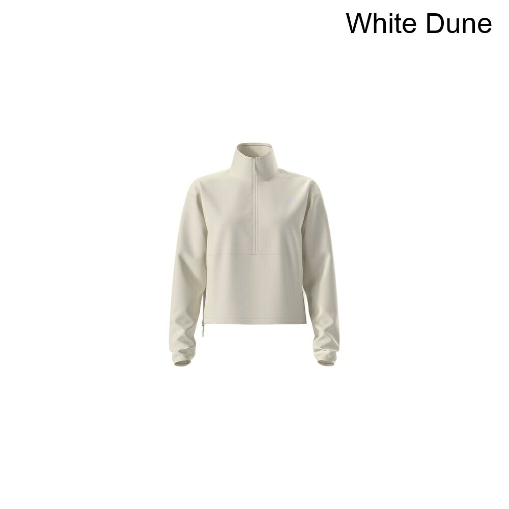 (取寄) ノースフェイス レディース グレイシャー フリース 1/2-ジップ ショート ジャケット - ウィメンズ The North Face women Glacier Fleece 1/2-Zip Short Jacket - Women's White Dune